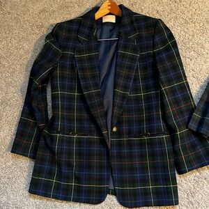 Pendleton tartan wool skirt set